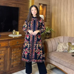 Kashmiri Embroidered Woolen Kurti
